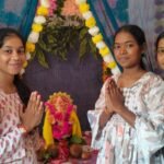 गाताडीह के मॉडर्न पब्लिक हायर सेकेंडरी स्कूल में हर्षोल्लास के साथ हुई भगवान गणेश की स्थापना
